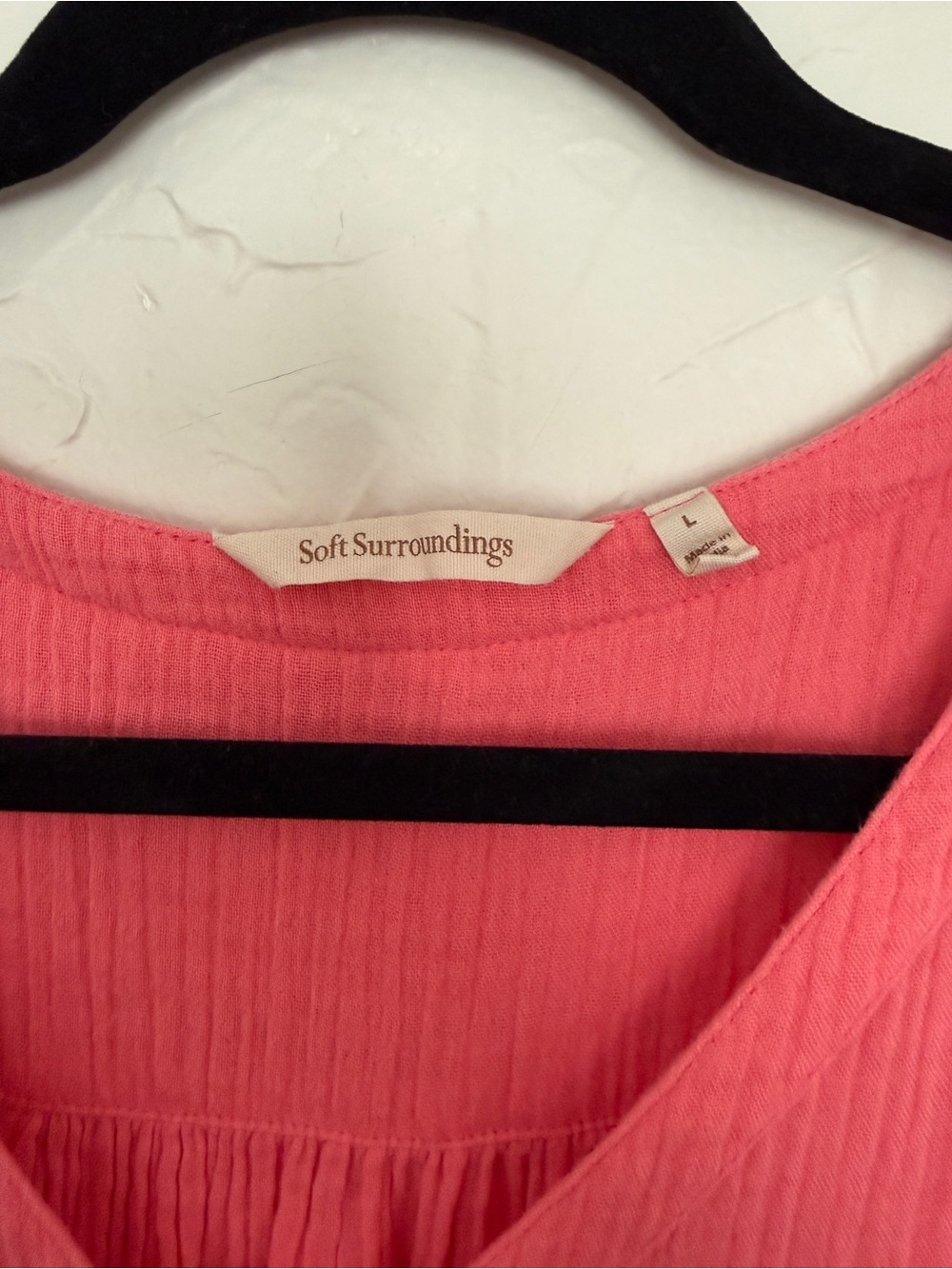 Soft Surrounds Maxi Dress 100% Cotton Size Large - Picture 3 of 5